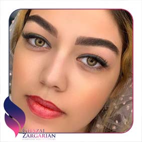 ابرو فیبروز دخترانه