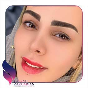ابرو هاشور خطی