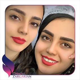 عکس ابرو هاشور
