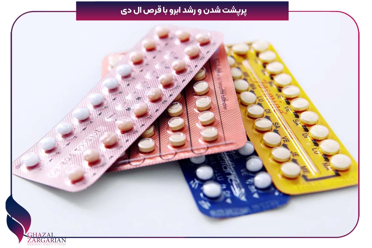 قرص برای رشد ابرو