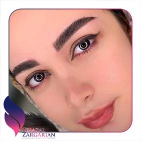 هاشور ابرو با دستگاه