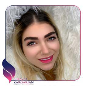 هاشور ابروی طبیعی