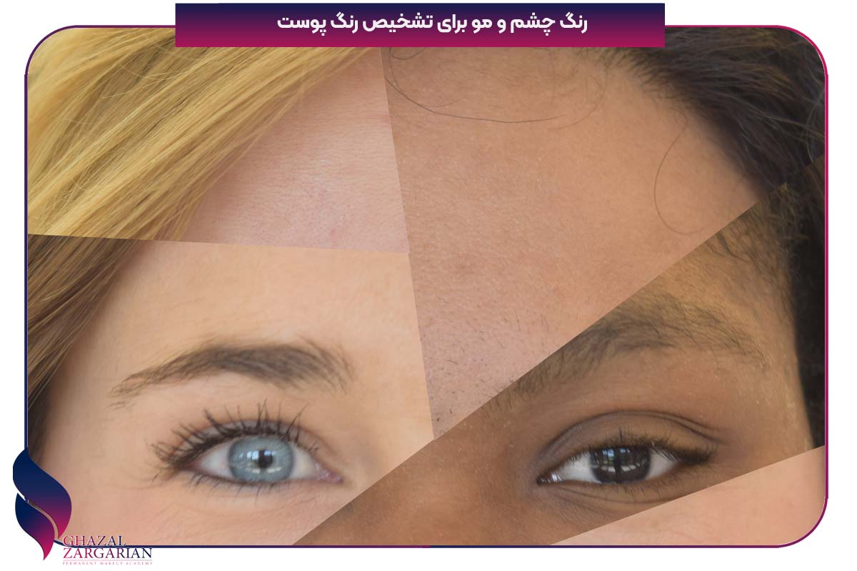 انواع رنگ پوست