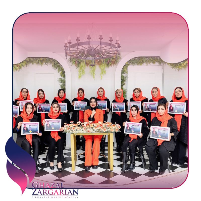 آموزش فیبروز ابرو روی کاغذ