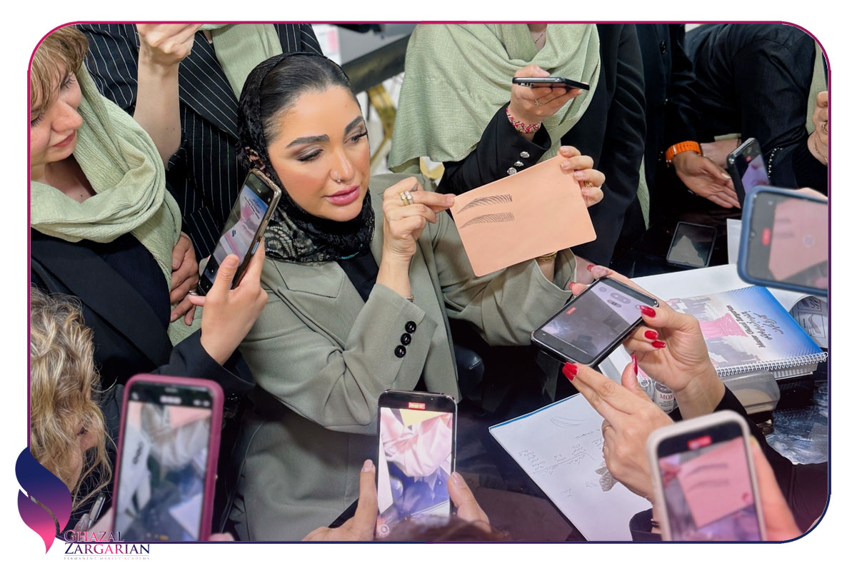 آموزش میکروبلیدینگ روی ابروی تاتو شده آموزش میکروبلیدینگ روی ابروی تاتو شده