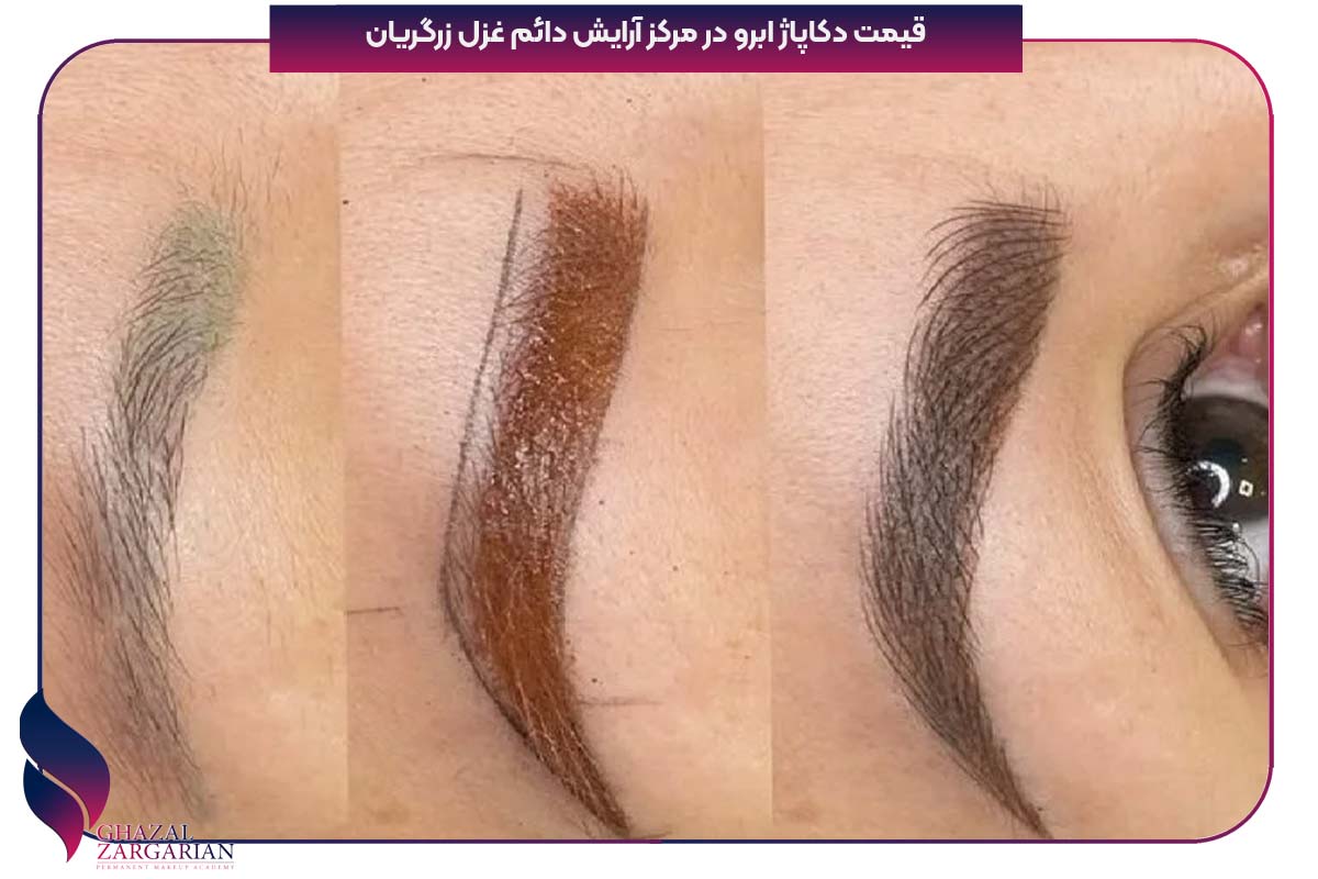 ابروی تاتو شده را چگونه رنگ کنیم