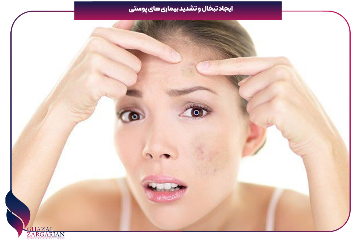تاثیر استرس بر چهره