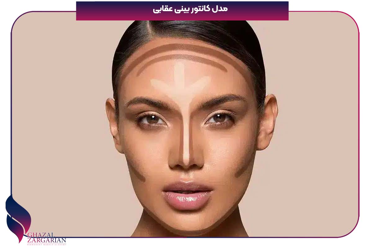 خط کانتور بینی پهن 