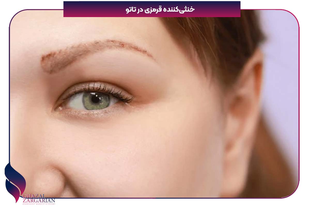 رنگ های تاتو ابرو