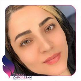 آموزش هاشور ابرو